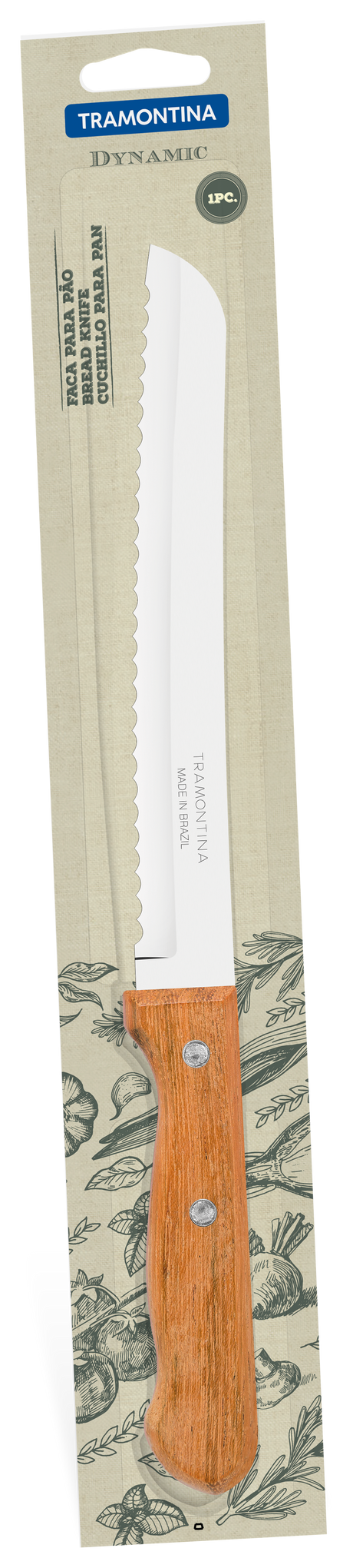Dynamic Bread Knife 20 cm/ 8in - Wood