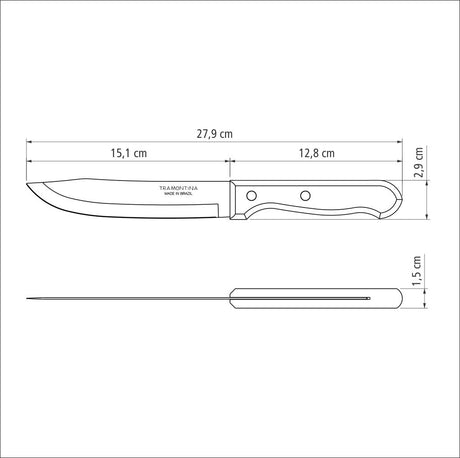 Dynamic Butcher Knife 15 cm/ 6in - Wood