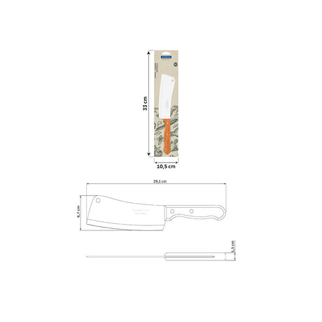 Dynamic Cleaver 15 cm/ 6in - Wood