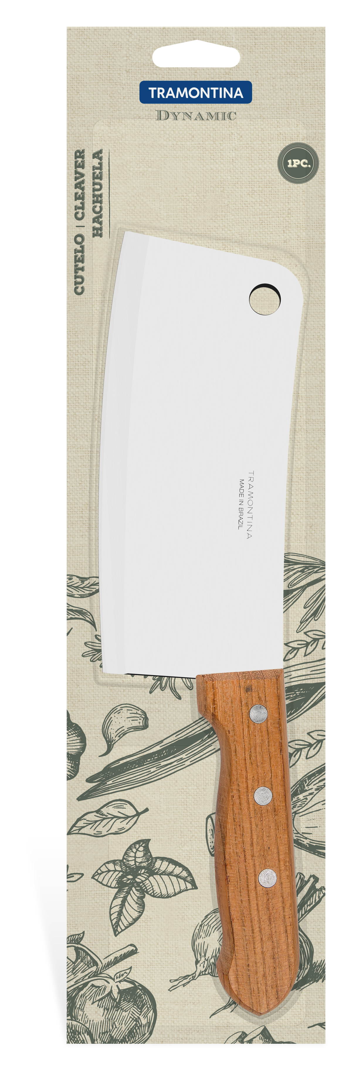 Dynamic Cleaver 17 cm/ 7in - Wood