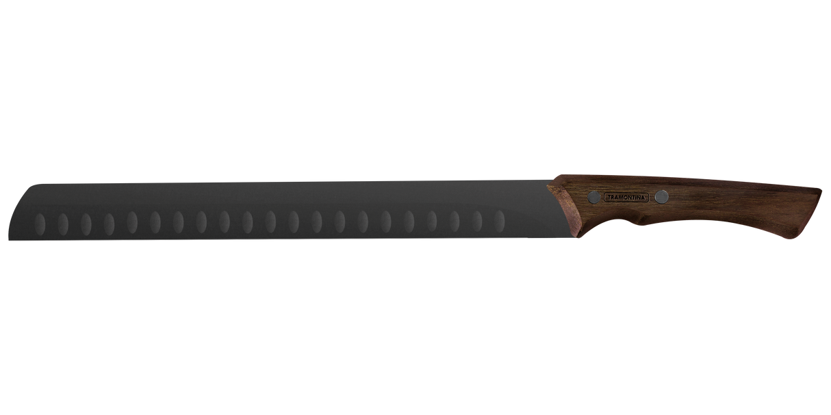 Churrasco Black Slicer Knife 30 cm/ 12in - Wood