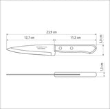 Dynamic Fish and Kitchen Knife 12 cm/ 5in - Wood