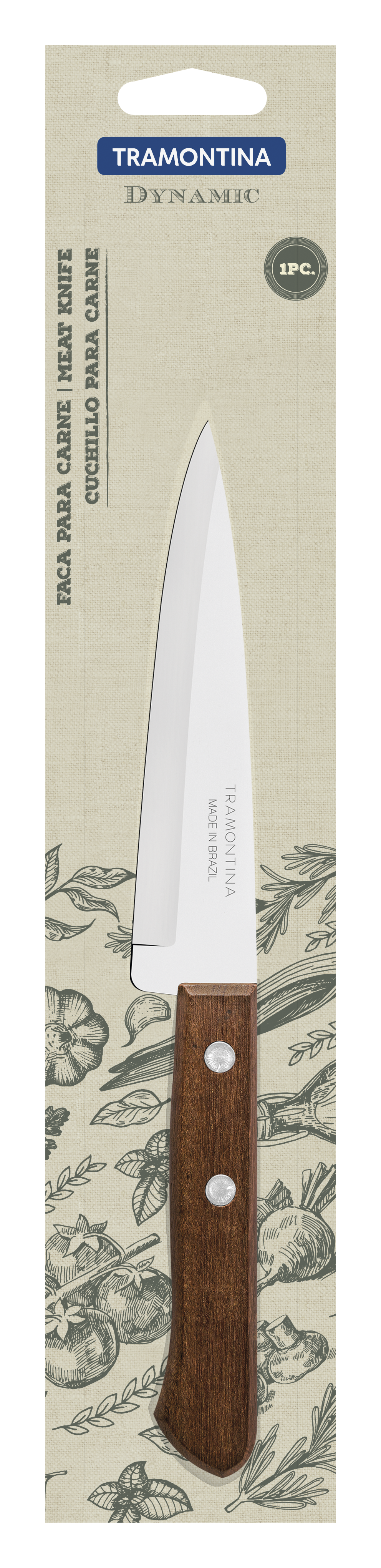 Dynamic Fish and Kitchen Knife 12 cm/ 5in - Wood