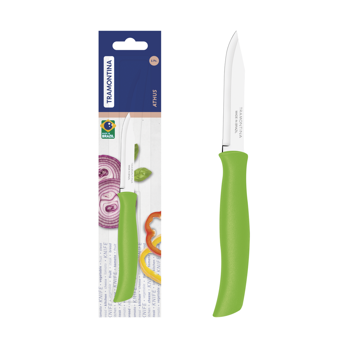 Athus Vegetable Knife 7 cm/3in - Green