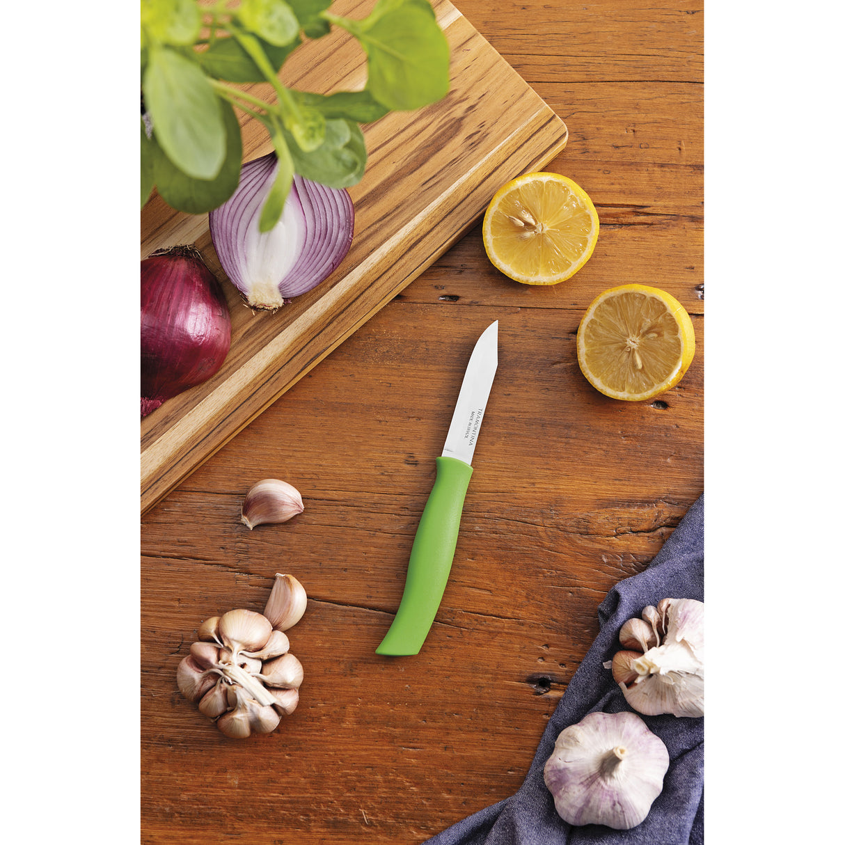 Athus Vegetable Knife 7 cm/3in - Green