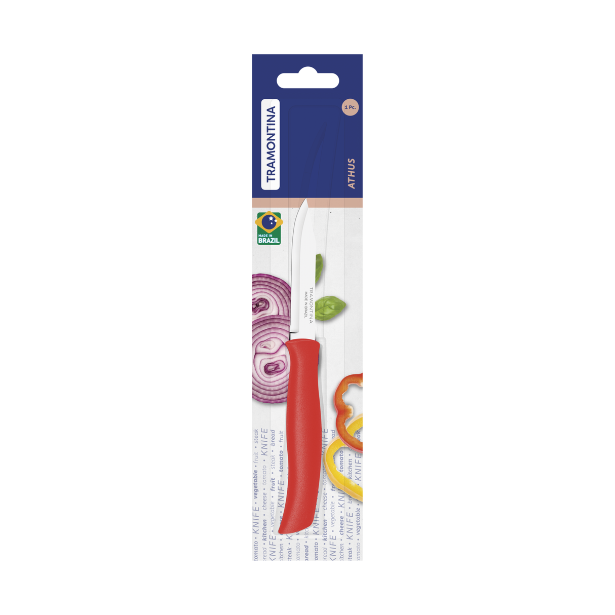 Athus Vegetable Knife 7 cm/3in - Red