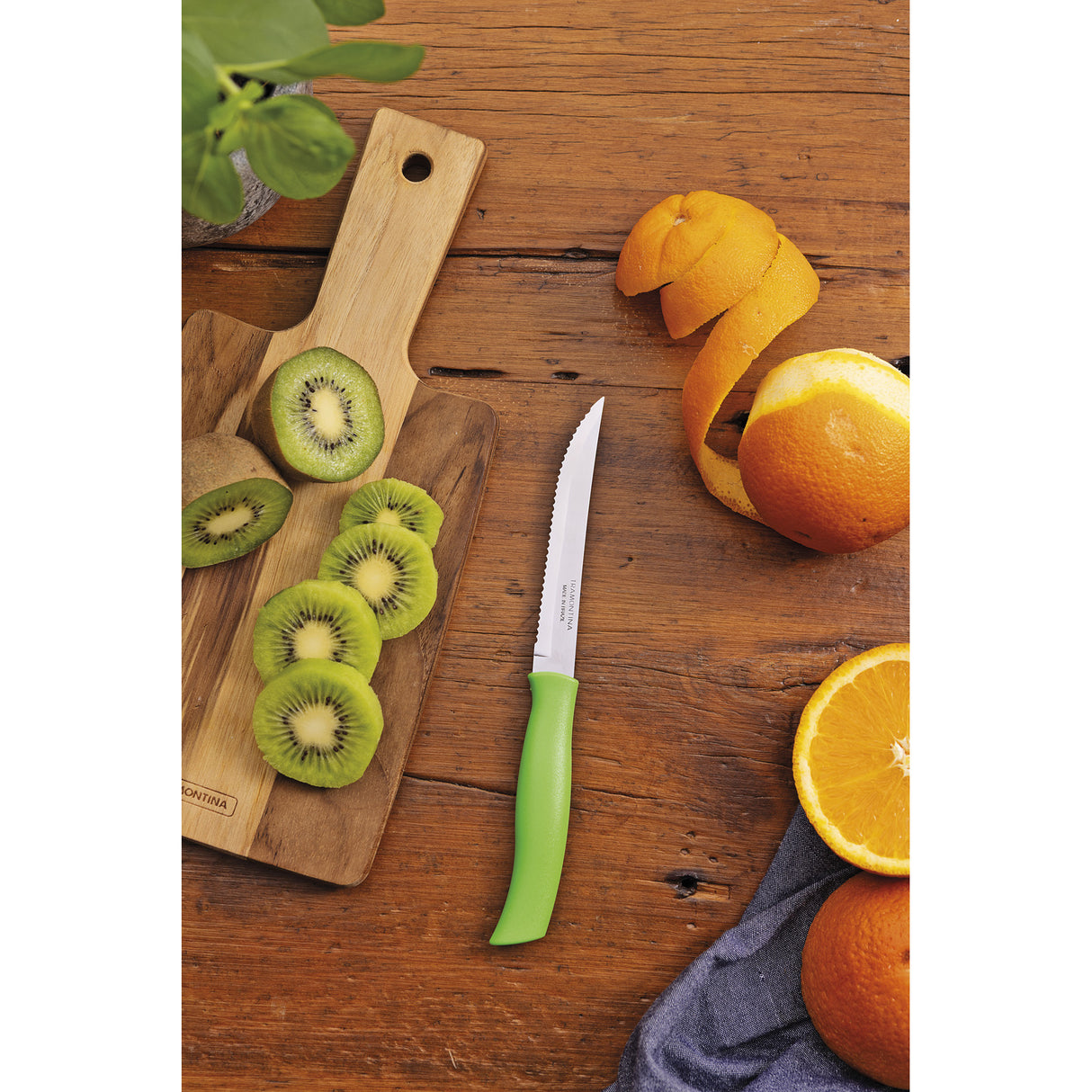 Athus Fruit Knife 12 cm/5in - Green