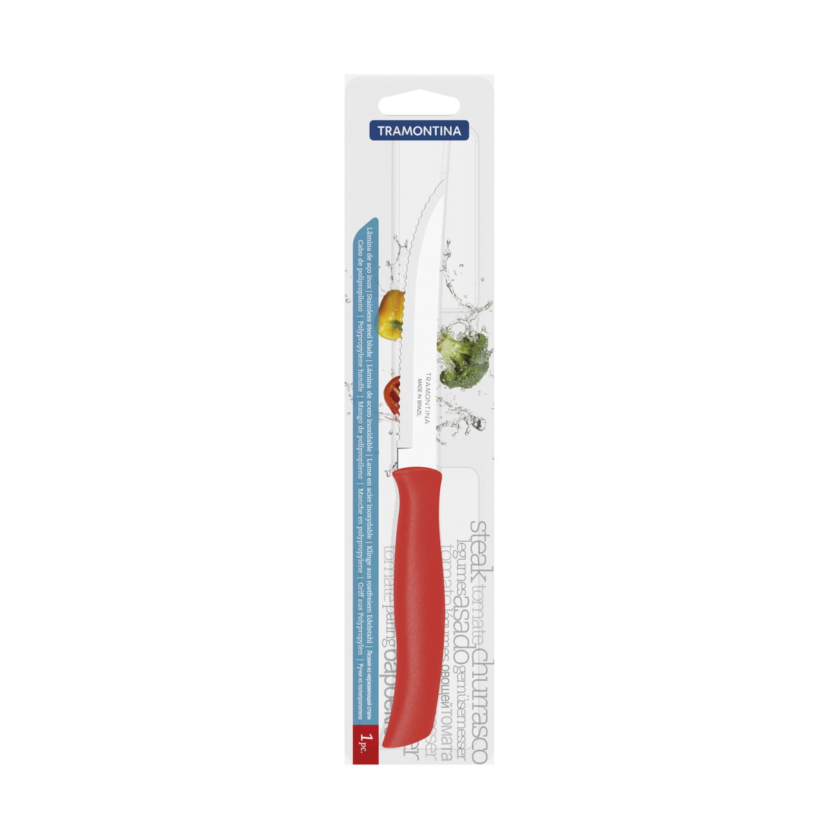Athus Fruit Knife 12 cm/5in - Red