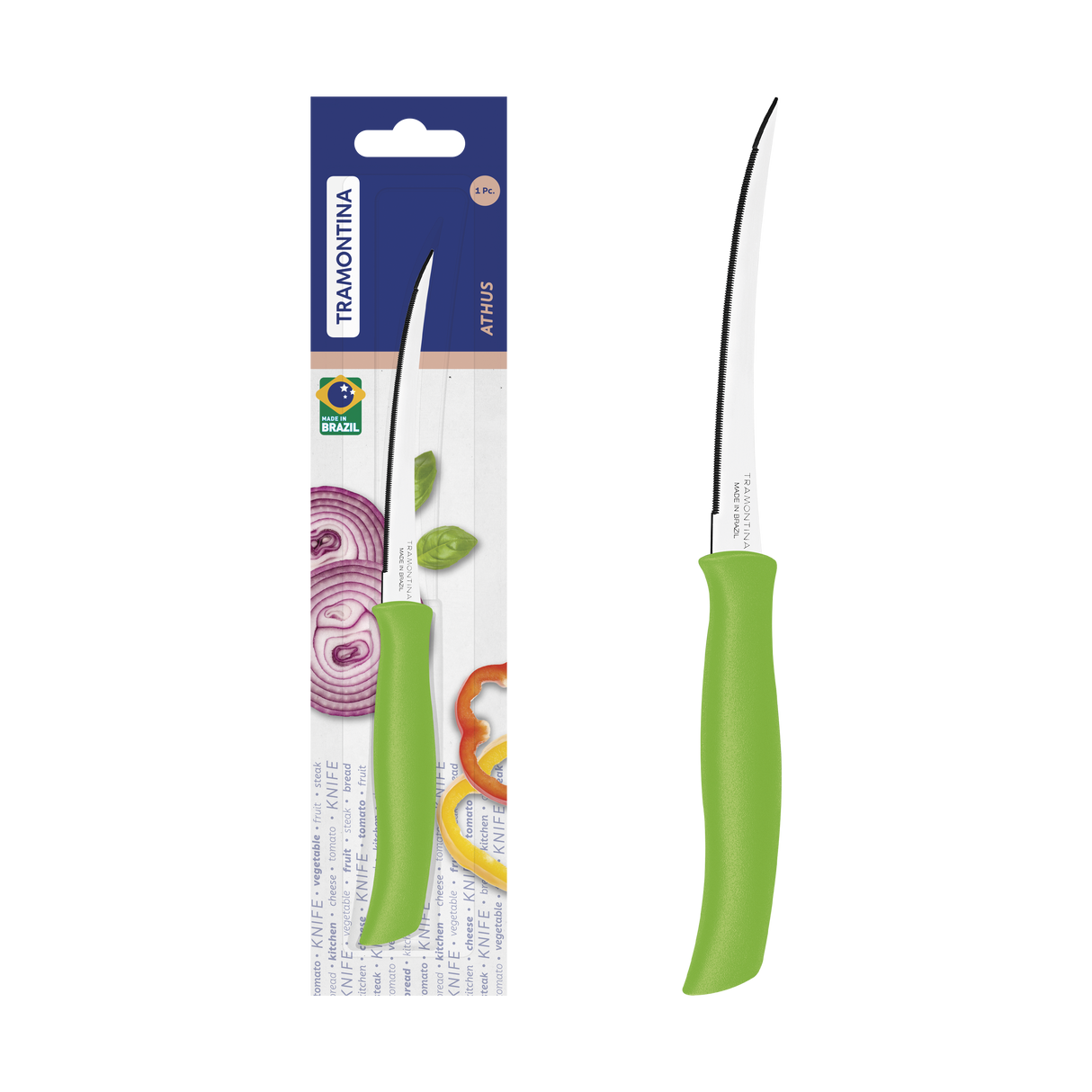Athus Tomato Knife 12 cm/5in - Green