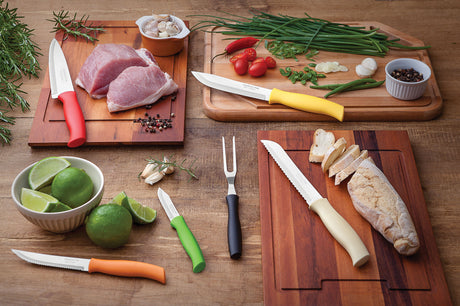 Athus Fruit Knife with Plain edge 12 cm/5in - Green