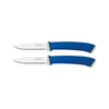 Felice 2-piece fruit and vegetable knife set with stainless steel blades and blue polypropylene handles