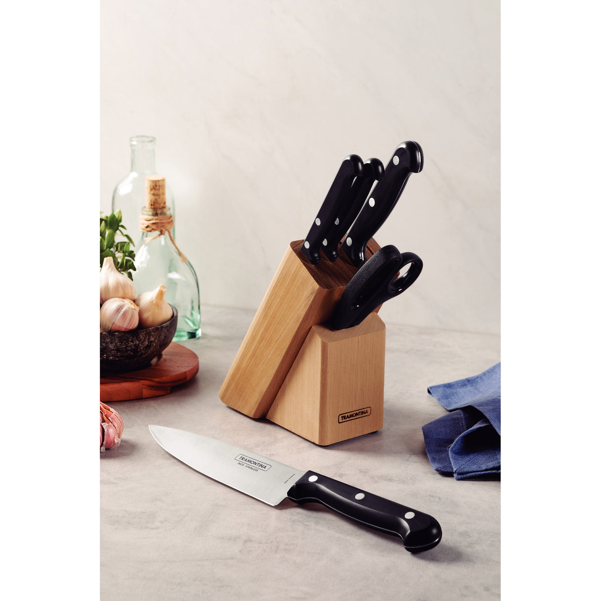 Ultracorte Knives Block Set Of 6 - VFKCS - Black