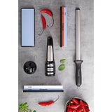 Profio Diamond Double-Sided Knife Sharpener with ABS and Stainless Steel Support