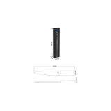 Tramontina India sushi yanagiba knife, 22 cm (9-inch) brown Japanese-style knife for slicing fish and seafood.