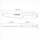 Professional Meat/ Chef Knife 25 cm/ 10in LH - Red