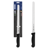 Black Tramontina India professional master pastry knife, 12-inch blade, designed for precise pastry and baking tasks.
