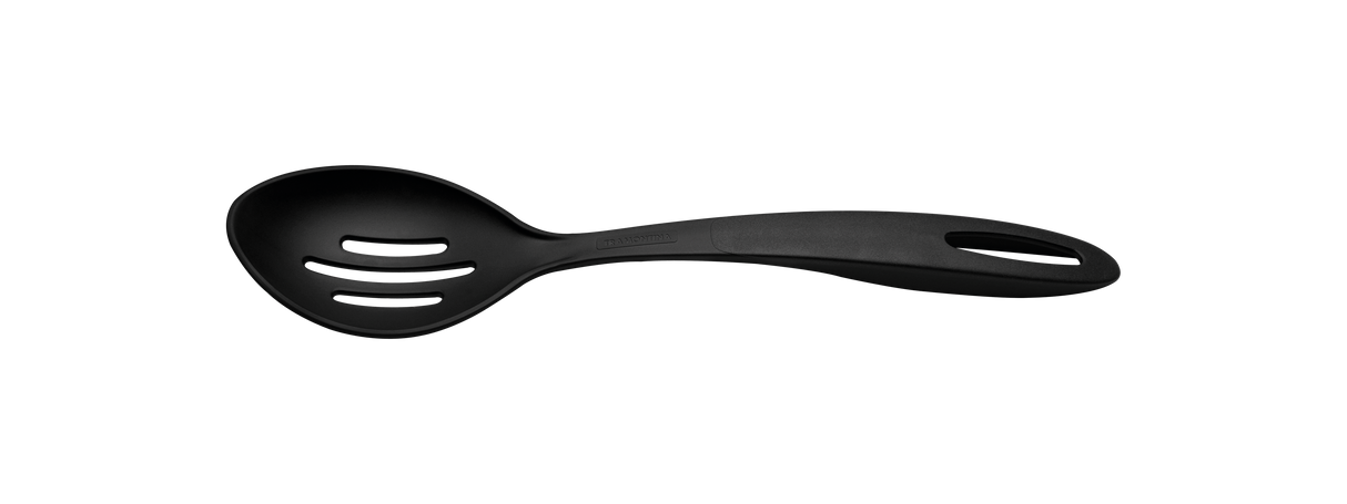 Ability Slotted Serving Spoon - Black