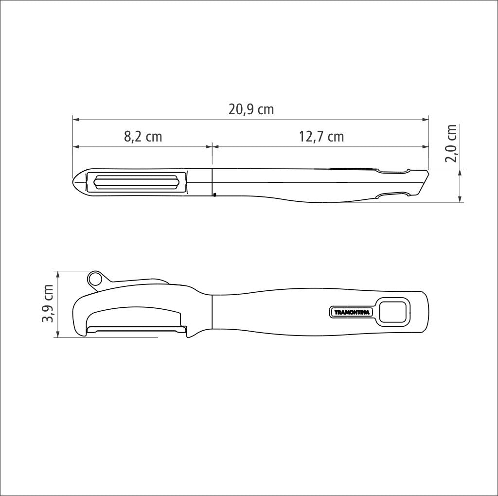 Verano Peeler Smooth Edge - Red