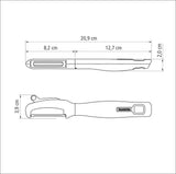 Verano Peeler Smooth Edge - Red