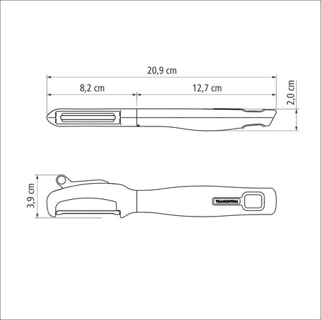 Verano Peeler Smooth Edge - Red