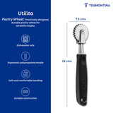 Utilitá Cut-and-Close Reel in Chrome-Plated Zamak and Nylon with Black Polypropylene Handle