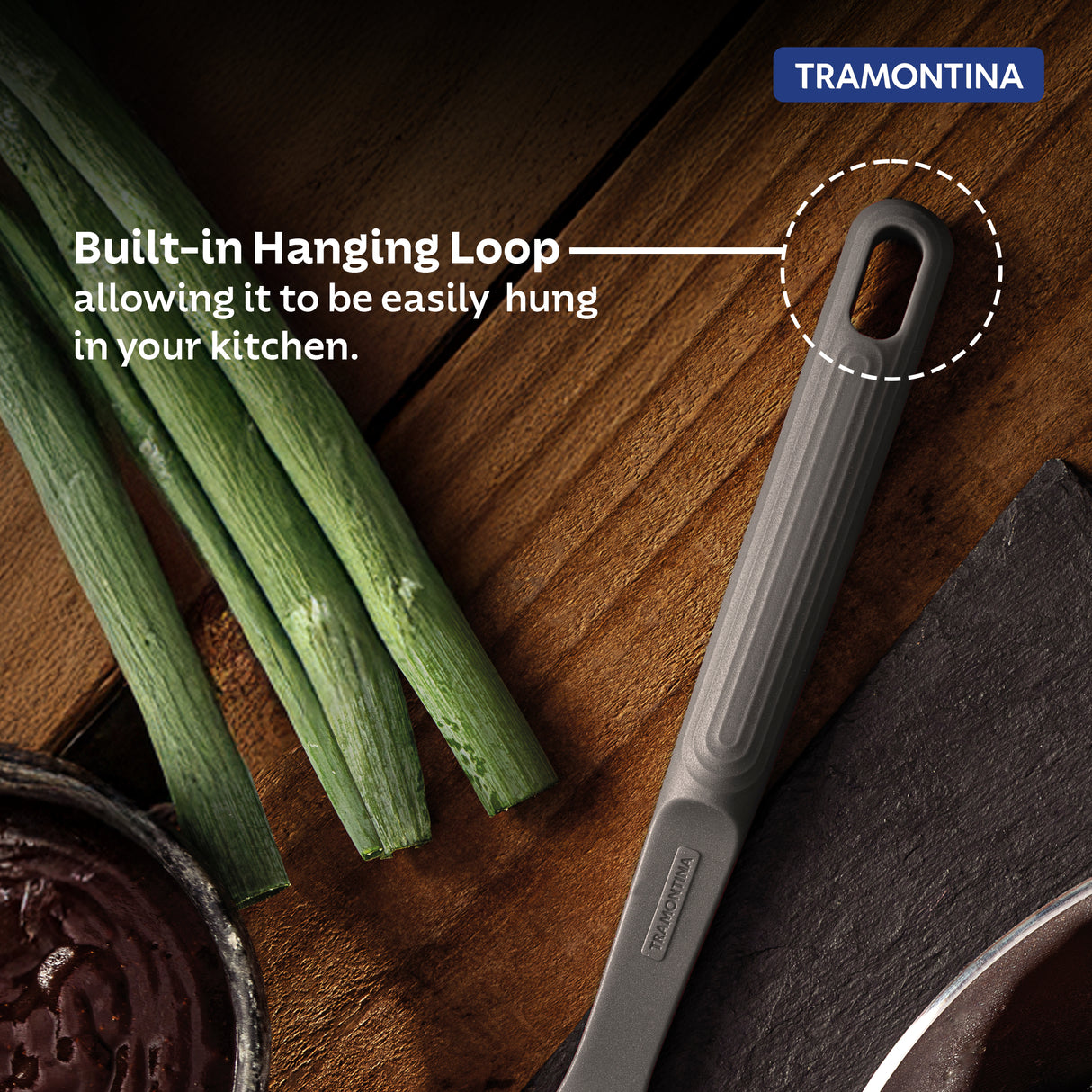 Softta Hollow Spatula in Gray Silicone