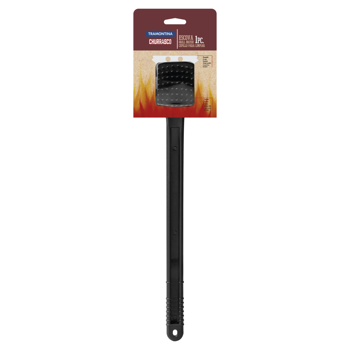 Churrasco Grill Brush - Black