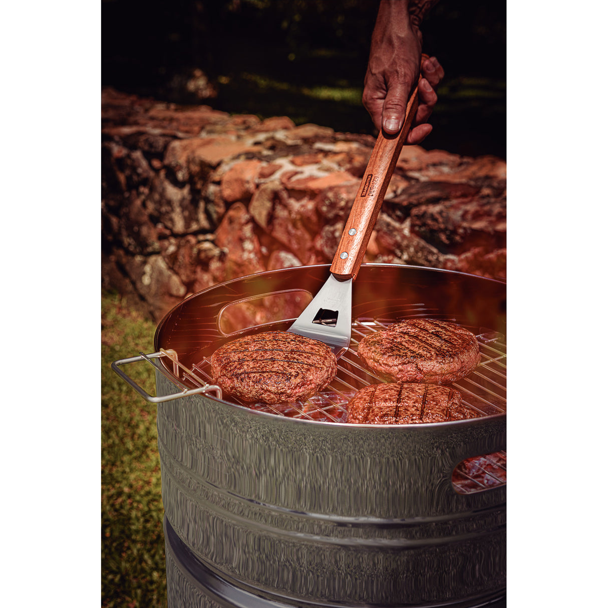 Tramontina Charcoal Grill in Stainless Steel