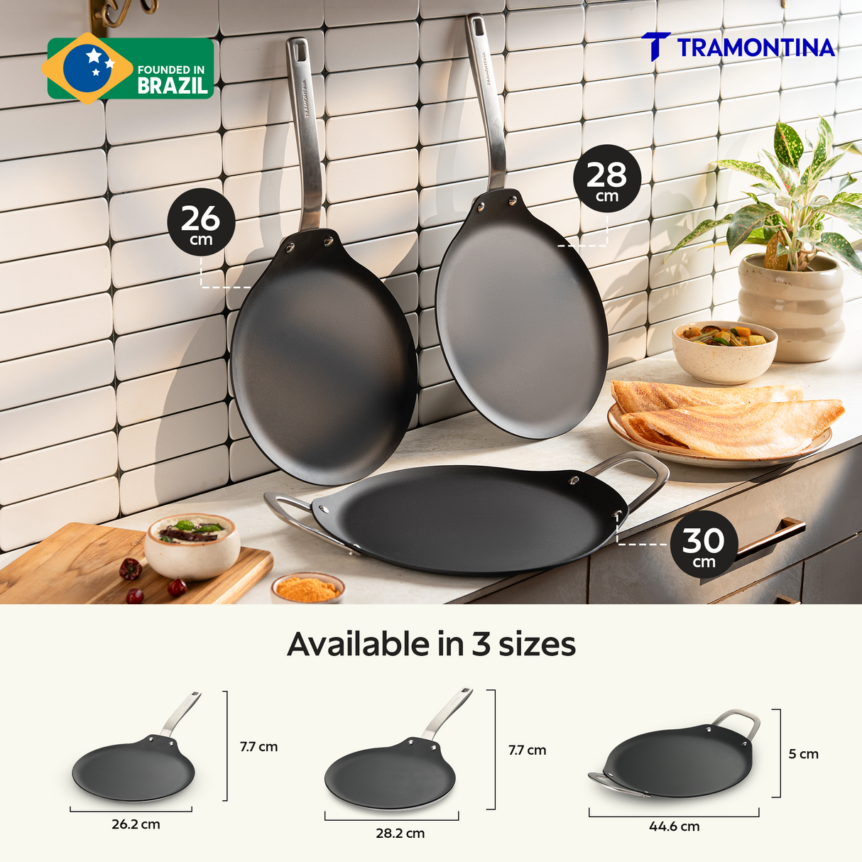 Heritage Iron Dosa Tawa 30 cm