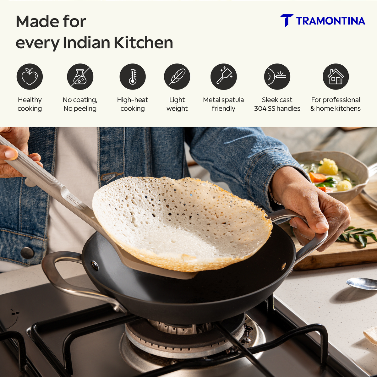 Tramontina Heritage Iron Appachetty 22 cm