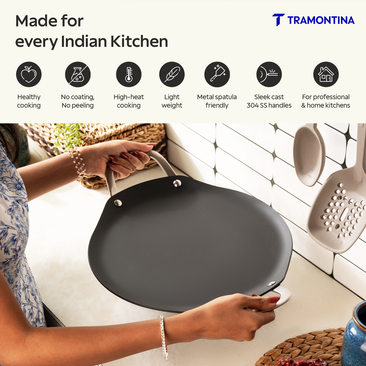 Heritage Iron Dosa Tawa 30 cm