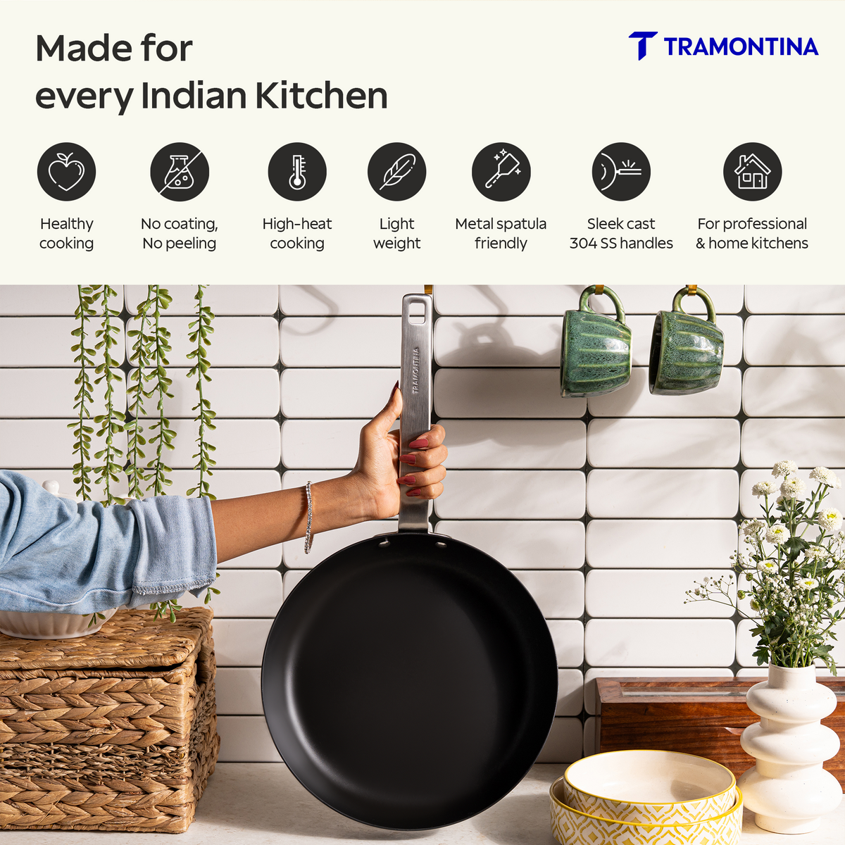 Heritage Iron Fry Pan 24 cm