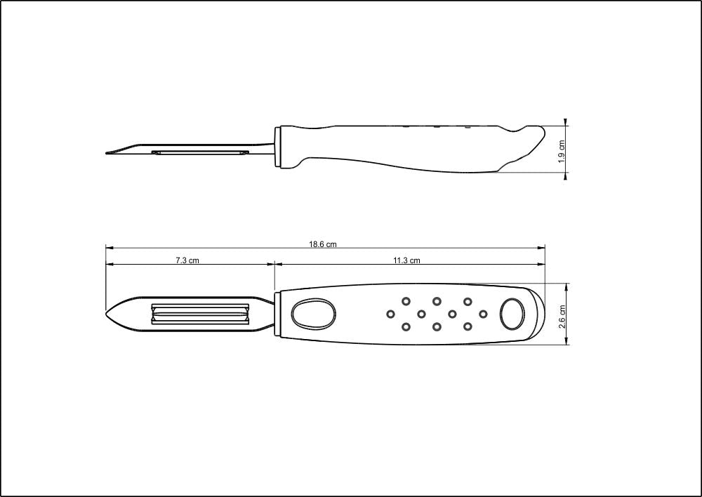 Utilita Stainless Steel Potato Peeler