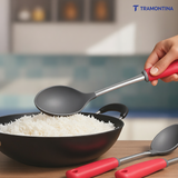 Utilitá Nylon Rice Spoon with Red Polypropylene Handle