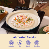 Tramontina Spectra Forged Dosa Tawa 28 cm for crispy dosa and pancake cooking, with a durable non-stick surface.