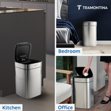 Trash Bin Encore Sensor Bin 12 Litre Square