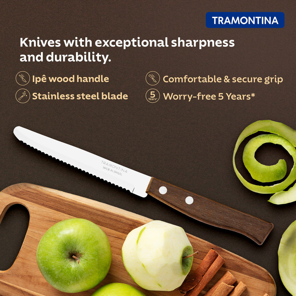 Tradicional Fruit Knife Set of 2