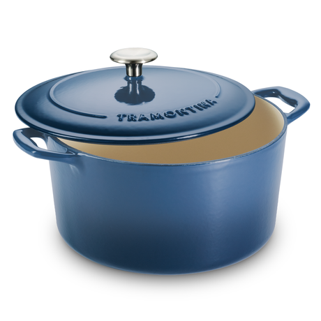 Bestow Enameled Cast Iron Covered Round Dutch Oven 6.1 Litre MB