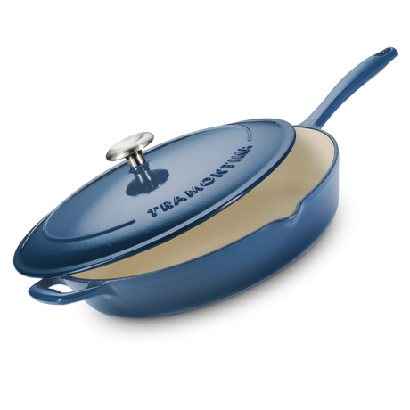 Bestow Enameled Cast Iron Covered Skillet 30 cm MB