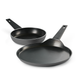 Chroma Forged Cookware Set Ceramic Reinforced of 2 Fry Pan 20 cm & DosaTawa 28 cm Grey