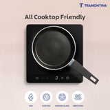 Aura Ceramic Reinforced Non-Stick Fry Pan – 20 cm (Sea Green)