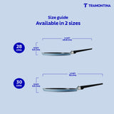 Aura Ceramic Reinforced Non-Stick Dosa Tawa – 28 cm (Blueberry)