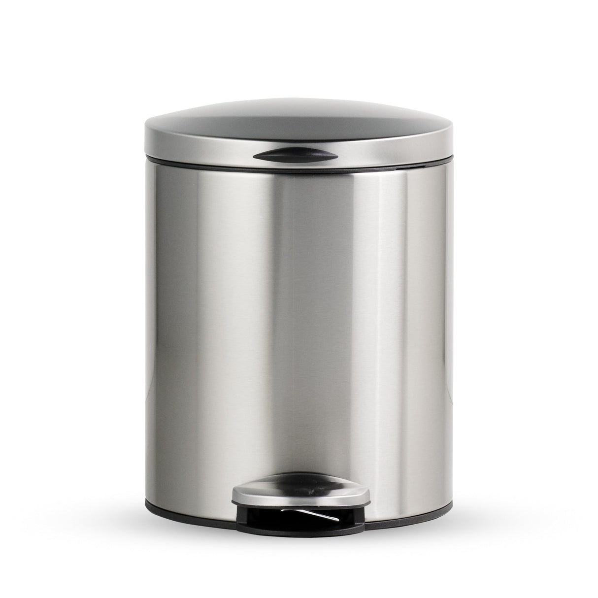 Trash Bin 5 Litre Stainless Steel Pedal Round