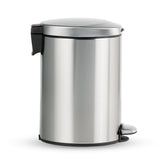 Trash Bin 5 Litre Stainless Steel Pedal Round