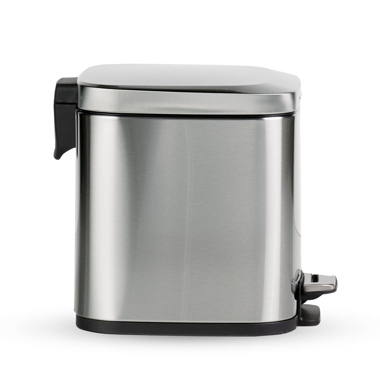 Trash Bin 8 Litre Stainless Steel Pedal Square