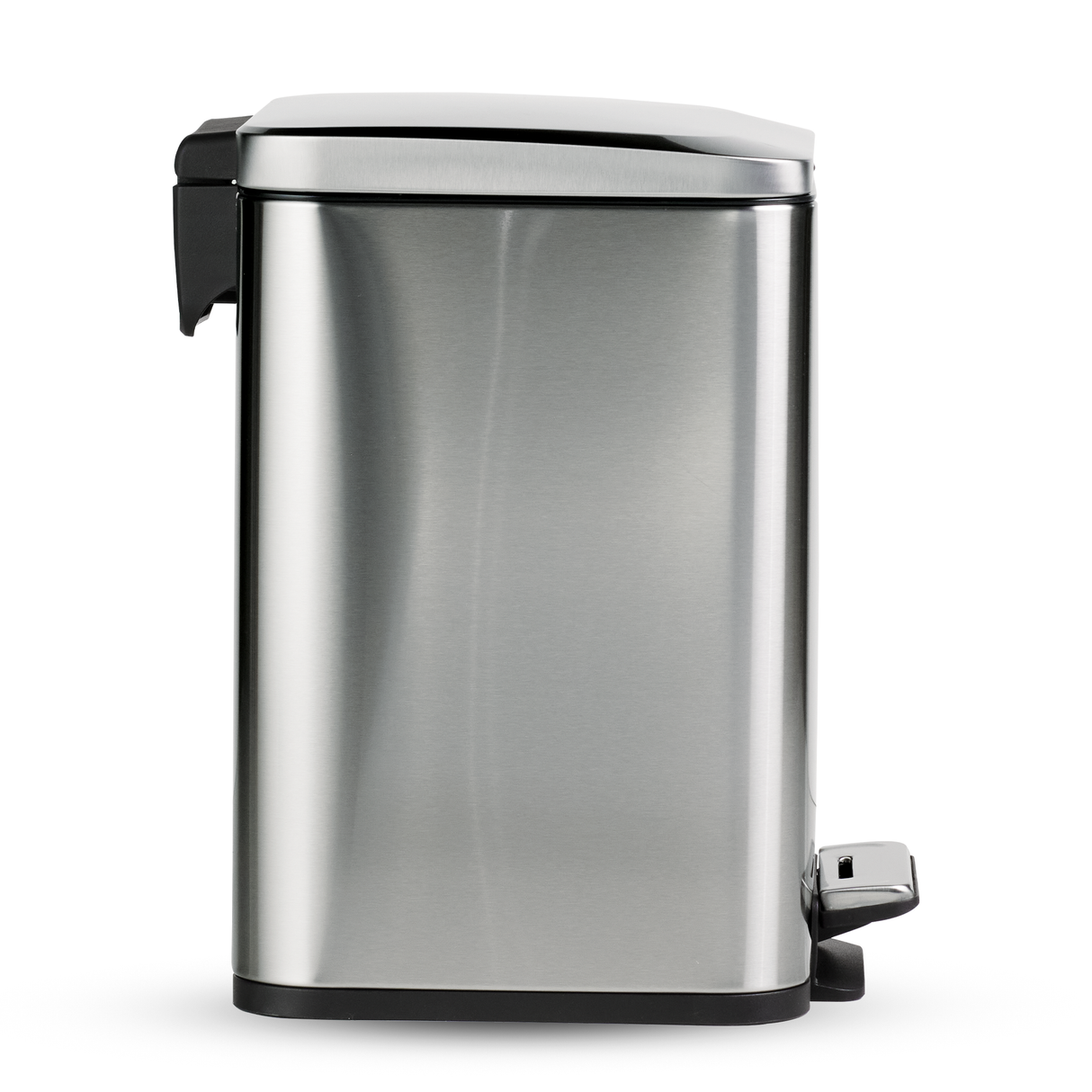 Trash Bin 12 Litre Stainless Steel Pedal Square