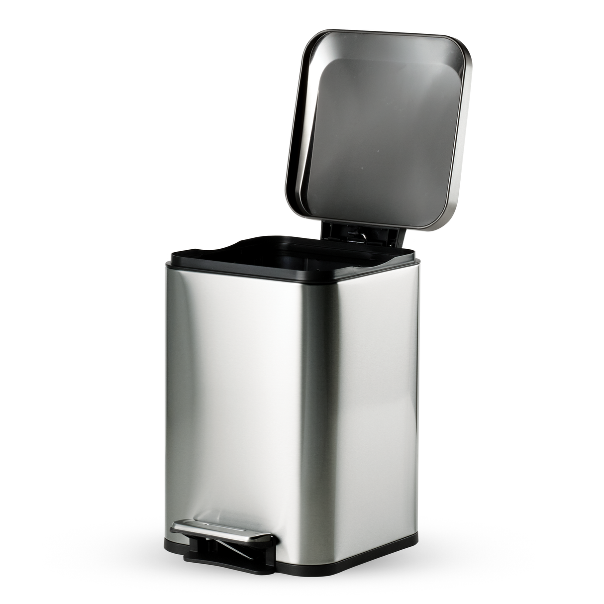 Trash Bin 20 Litre - Stainless Steel Pedal Square