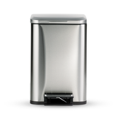 Trash Bin 20 Litre - Stainless Steel Pedal Square