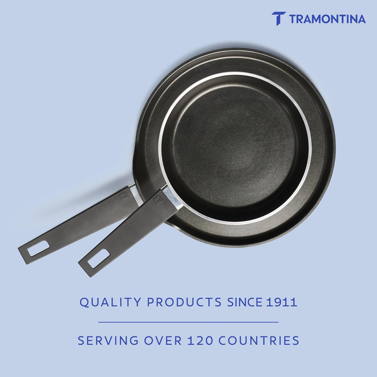 Aura 2 Piece Non-Stick Cookware Set Ceramic Reinforced Coating – (Blueberry)