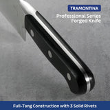 Century Chefs Knife 20 cm black from Tramontina India, stainless steel kitchen knife with ergonomic black handle.